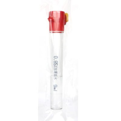 0.85% Sterile Saline Tubes for Sample Dilution, 9ml, 20/Box