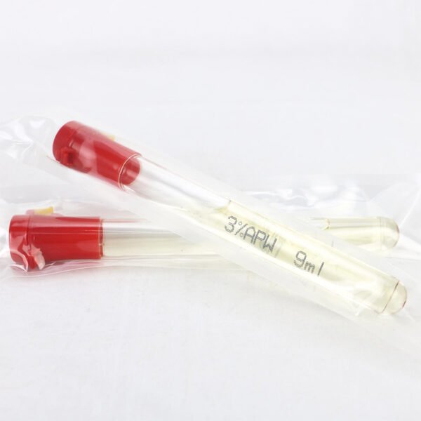 0.85% sterile saline tube for sample dilution and microbial testing, 10ml, individually packaged.