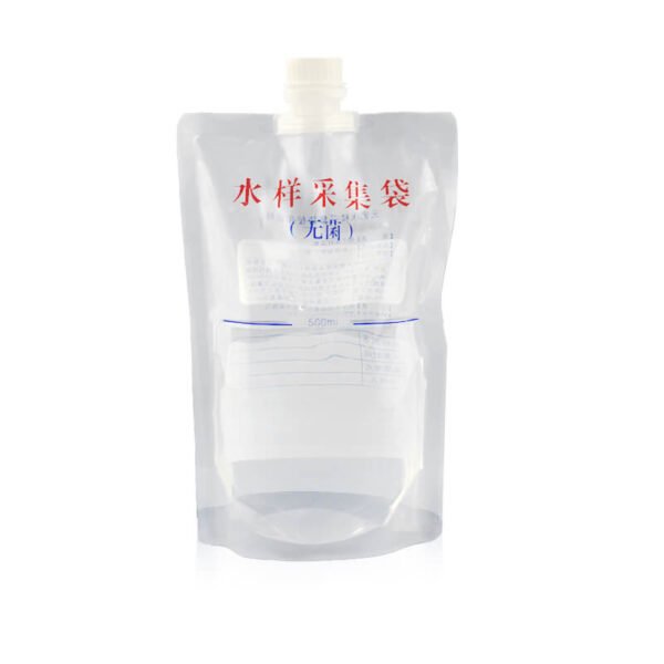 Sterile Water Sampling Bag 500ml with Sodium Thiosulfate and Anti-Theft Ring