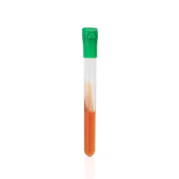 Kligler Iron Agar test tubes for bacterial fermentation analysis