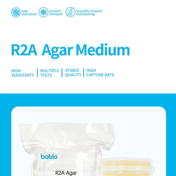 R2A Agar Medium for Microbial Testing, High Sensitivity, Reliable Results